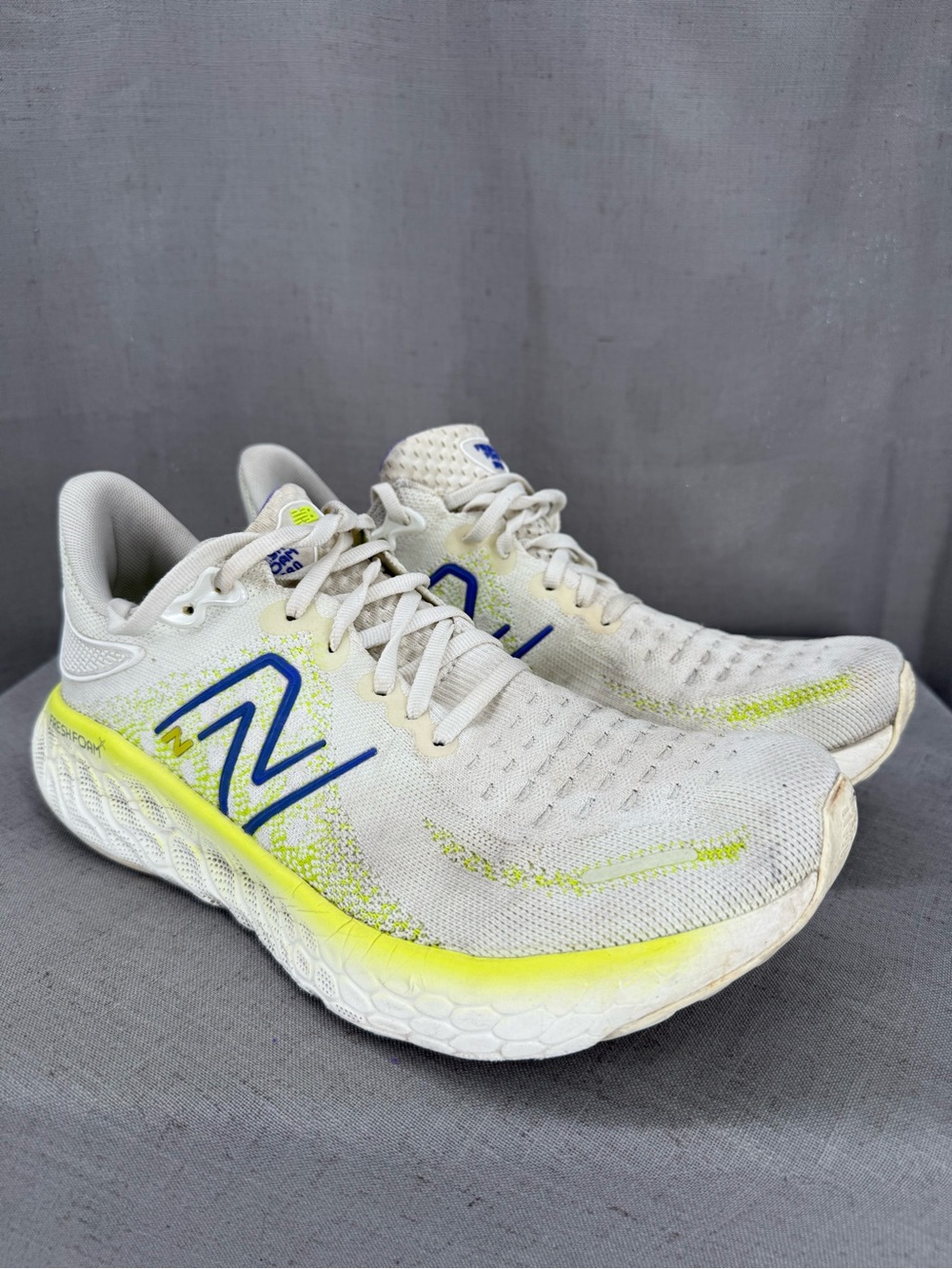 New Balance Fresh Foam 1080 v12 Shoes men’s Size 10.5 White Running Comfort Gym